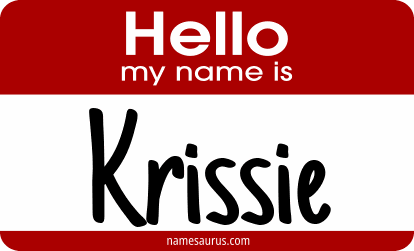 Hello my name is Krissie png download