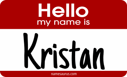 Hello my name is Kristan png download
