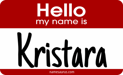 Hello my name is Kristara png download
