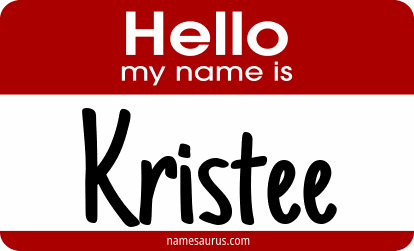 Hello my name is Kristee png download