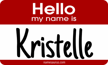 Hello my name is Kristelle png download