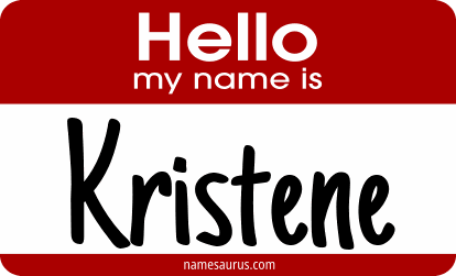 Hello my name is Kristene png download