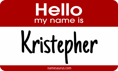 Hello my name is Kristepher png download