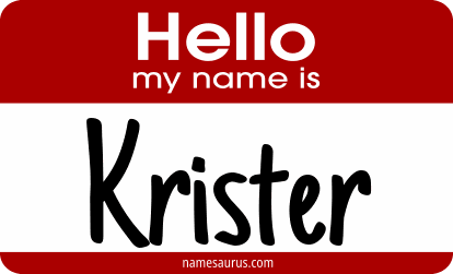 Hello my name is Krister png download