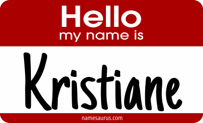 Hello my name is Kristiane png download