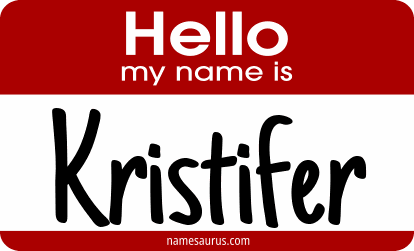 Hello my name is Kristifer png download