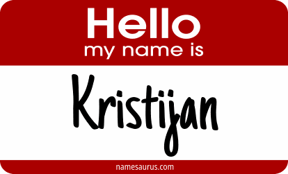 Hello my name is Kristijan png download
