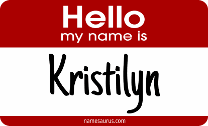 Hello my name is Kristilyn png download