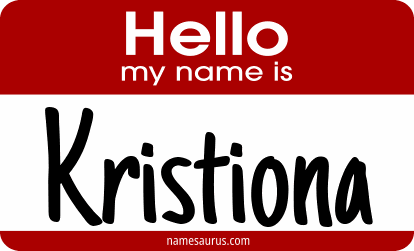 Hello my name is Kristiona png download