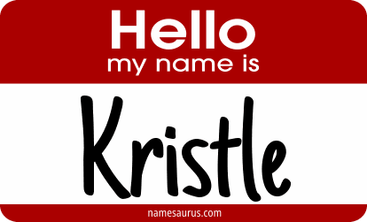 Hello my name is Kristle png download