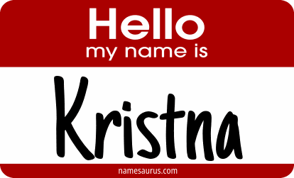 Hello my name is Kristna png download