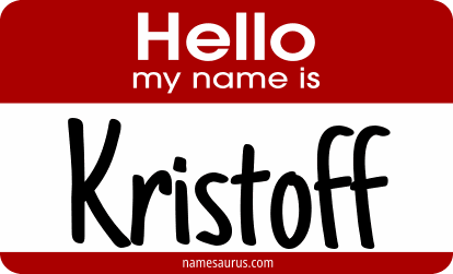 Hello my name is Kristoff png download