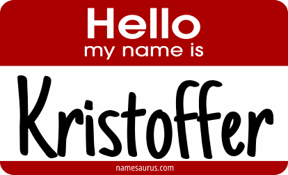 Hello my name is Kristoffer png download