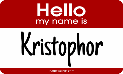 Hello my name is Kristophor png download
