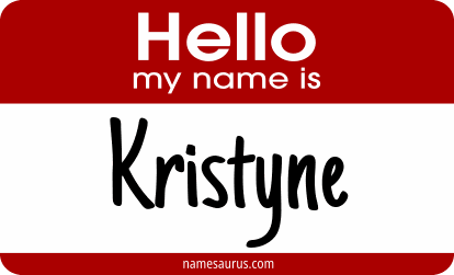 Hello my name is Kristyne png download