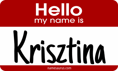Hello my name is Krisztina png download