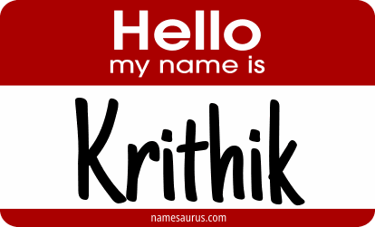 Hello my name is Krithik png download