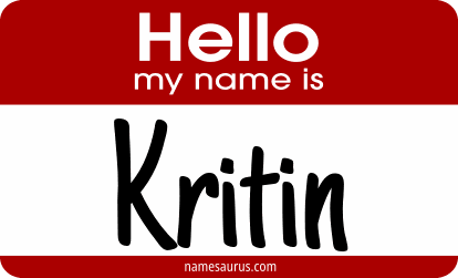 Hello my name is Kritin png download