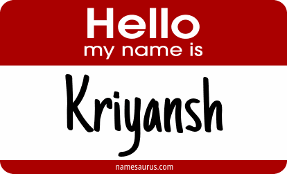 Hello my name is Kriyansh png download
