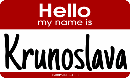 Hello my name is Krunoslava png download