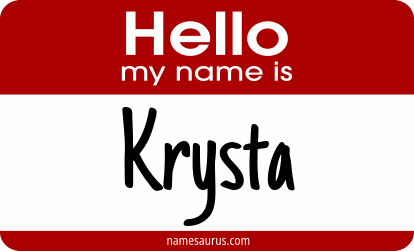 Hello my name is Krysta png download
