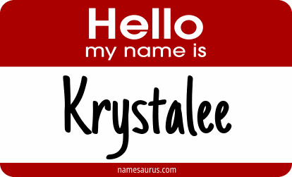 Hello my name is Krystalee png download