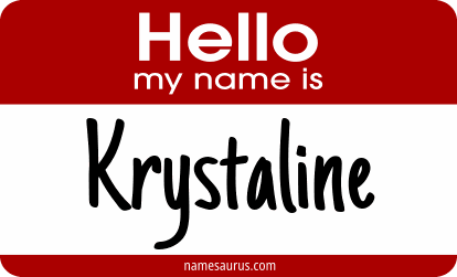 Hello my name is Krystaline png download