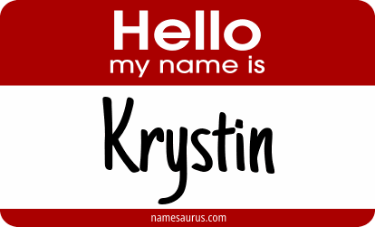 Hello my name is Krystin png download