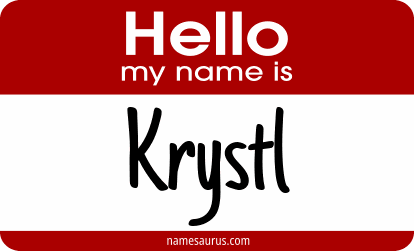 Hello my name is Krystl png download
