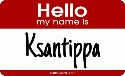 Hello my name is Ksantippa png download