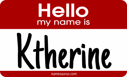 Hello my name is Ktherine png download