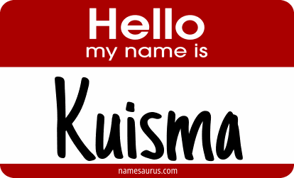 Hello my name is Kuisma png download