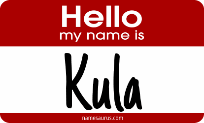 Hello my name is Kula png download