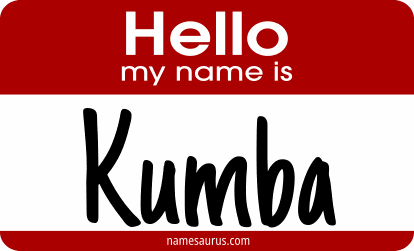 Hello my name is Kumba png download