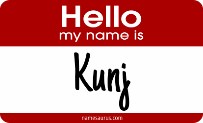 Hello my name is Kunj png download