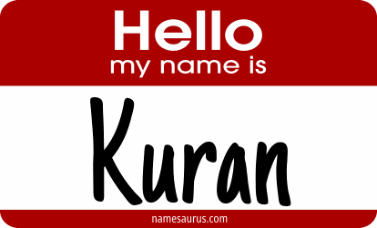 Hello my name is Kuran png download