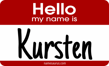 Hello my name is Kursten png download