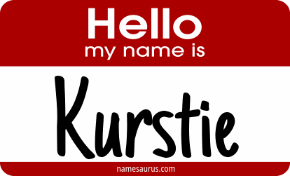 Hello my name is Kurstie png download