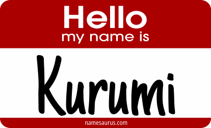Hello my name is Kurumi png download