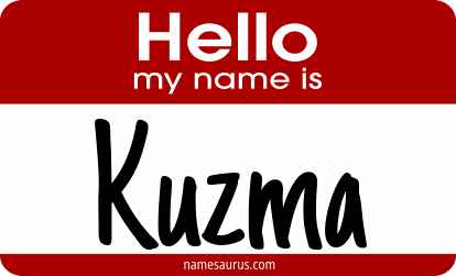 Hello my name is Kuzma png download