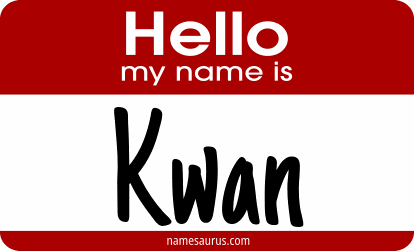 Hello my name is Kwan png download