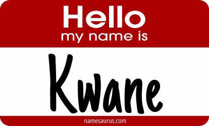 Hello my name is Kwane png download