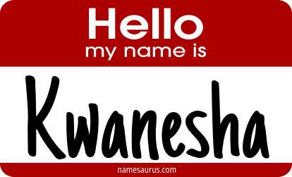 Hello my name is Kwanesha png download