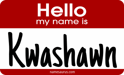 Hello my name is Kwashawn png download
