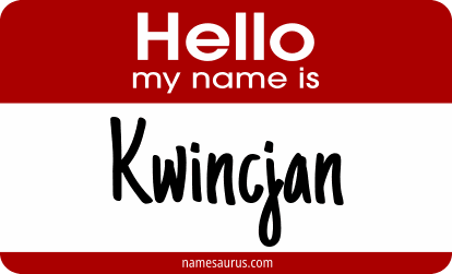 Hello my name is Kwincjan png download