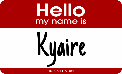 Hello my name is Kyaire png download