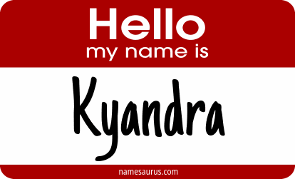 Hello my name is Kyandra png download