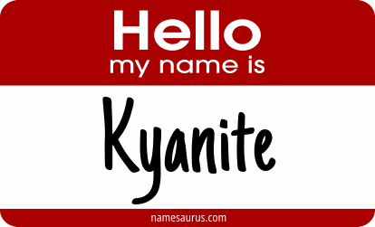 Hello my name is Kyanite png download