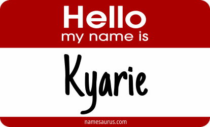 Hello my name is Kyarie png download