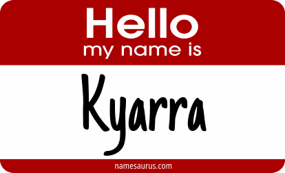 Hello my name is Kyarra png download